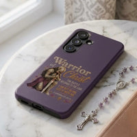 Warrior of Christ Phone Case | Christian iPhone & Samsung Case | 2 Chronicles 20:15 Bible Verse Cover | Faith-Based Protective Phone Cover