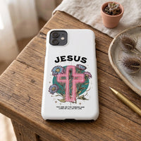 Jesus Christian Phone Case | Jesus Phone Cover | Cute Faith Phone Case | Religious iPhone & Samsung Case | Faith Gift for Her