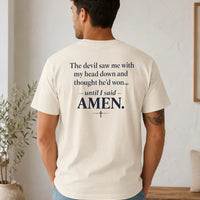 Christian Comfort Colors 1717 Tee | Lion of Judah Faith T-Shirt | Mens Church Shirt | Christian faith tee | Trendy Jesus Apparel