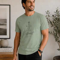 Made To Live Different T-Shirt | Mens Christian Tee | Minimalist Faith T-Shirt | Religious Gift for Men | Trendy Mens Tee