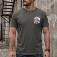 Kingdom Over Culture T-shirt | Christian Crown & Cross Design