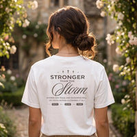 Stronger Than the Storm T-shirt | Faith Over Fear Christian Tee | Christian Women’s Comfort Colors Tee, Jesus Tee, Christian Gift for Wife