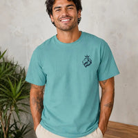 Christian Comfort Colors 1717 Tee | Lion of Judah Faith T-Shirt | Mens Church Shirt | Christian faith tee | Trendy Jesus Apparel
