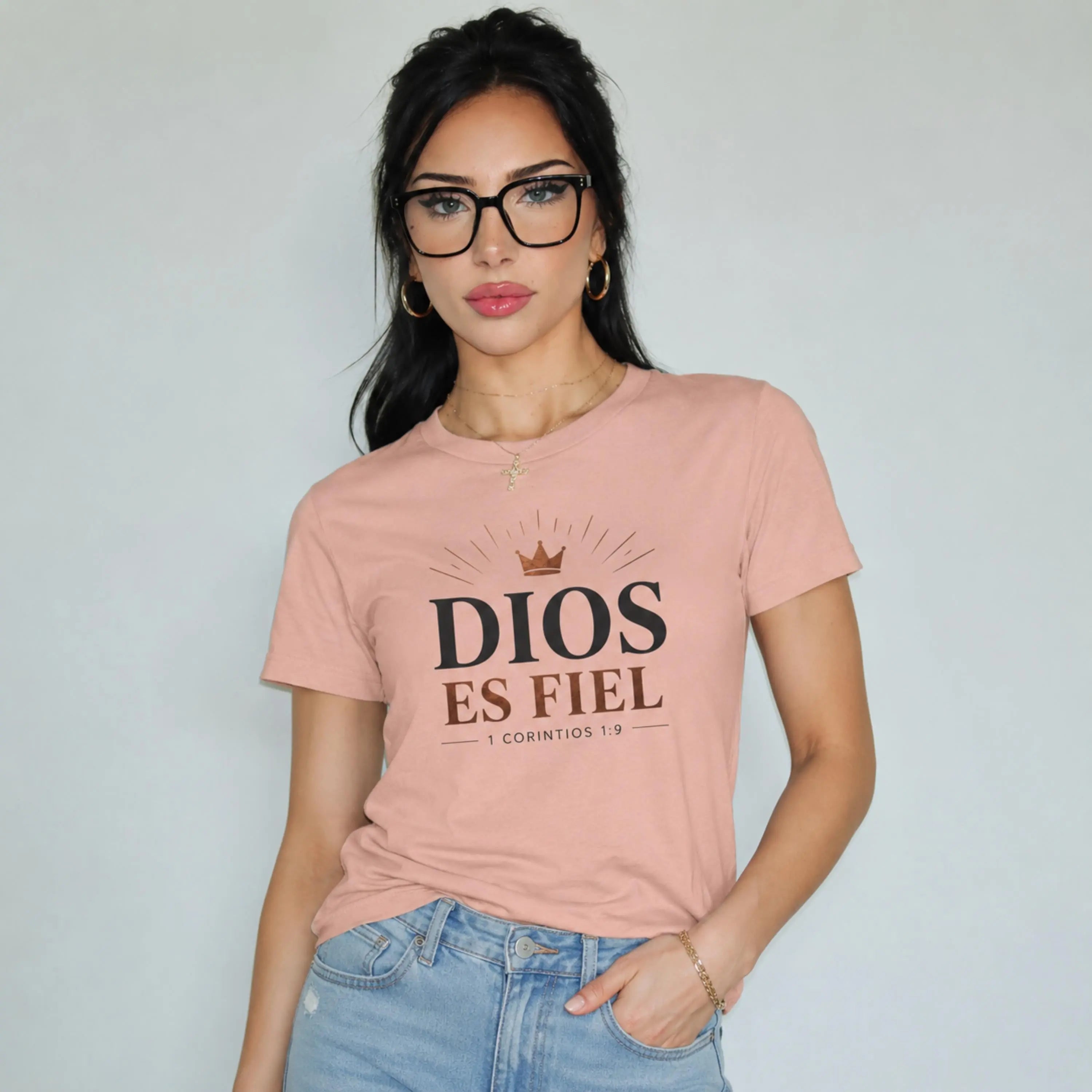 Camiseta Cristiana en Español, Playera Cristiana , Playera de Fe para Mujer, Regalo Cristiano, Camiseta Bíblica, Spanish Christian Apparel