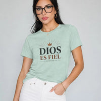 Camiseta Cristiana en Español, Playera Cristiana , Playera de Fe para Mujer, Regalo Cristiano, Camiseta Bíblica, Spanish Christian Apparel