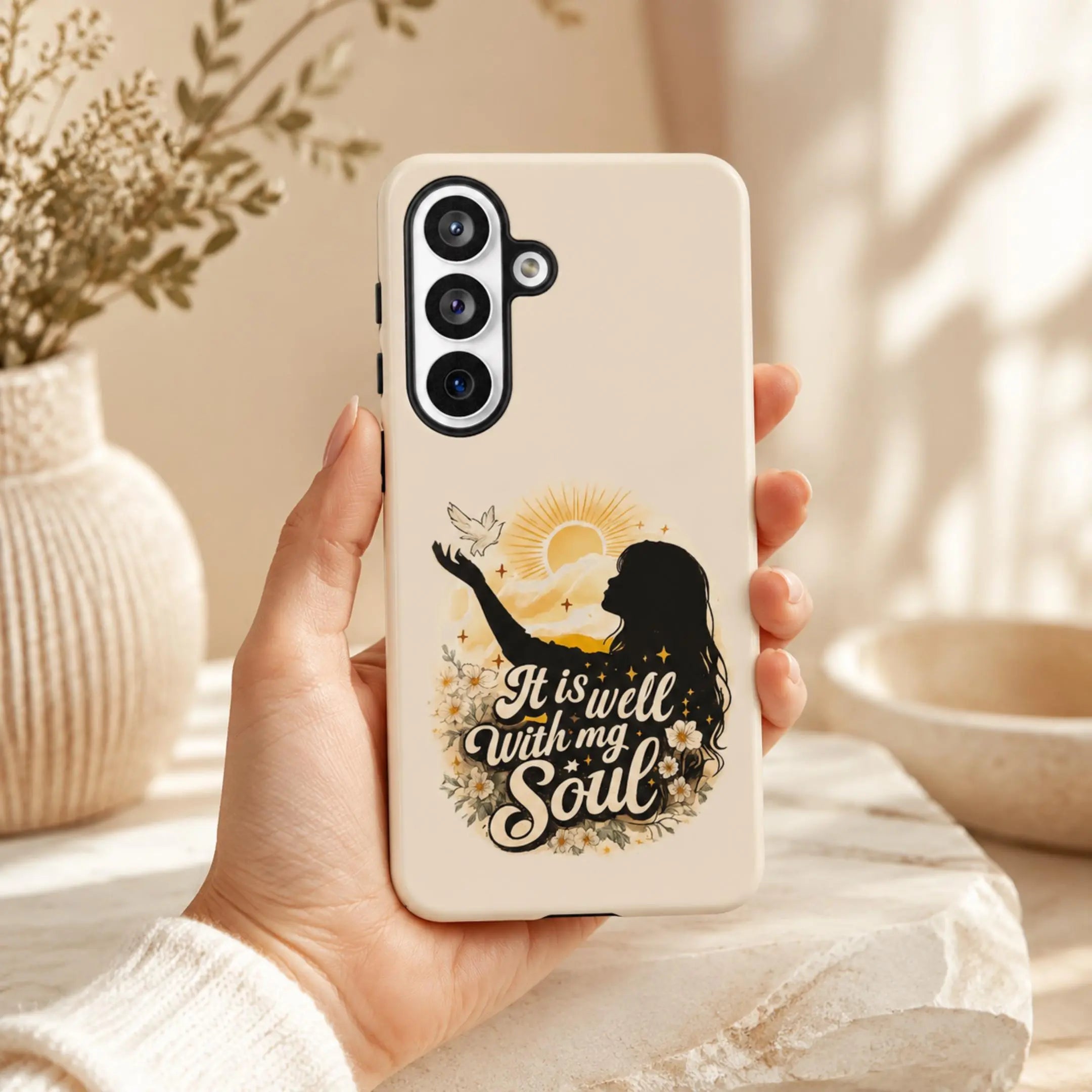 Jesus iPhone 17 Case, Christian Phone Cover, Faith-Based Gift for Women, Protective Religious Case
