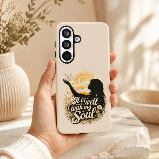 Jesus iPhone 17 Case, Christian Phone Cover, Faith-Based Gift for Women, Protective Religious Case