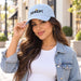 Kingdom Crown Logo Christian Cap | KINGDM Christian Hat | Embroidered Christian Apparel | Kingdom of God Gift for Men and Women