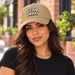 Fear Not embroidered dad cap | White baseball hat, vintage lettering