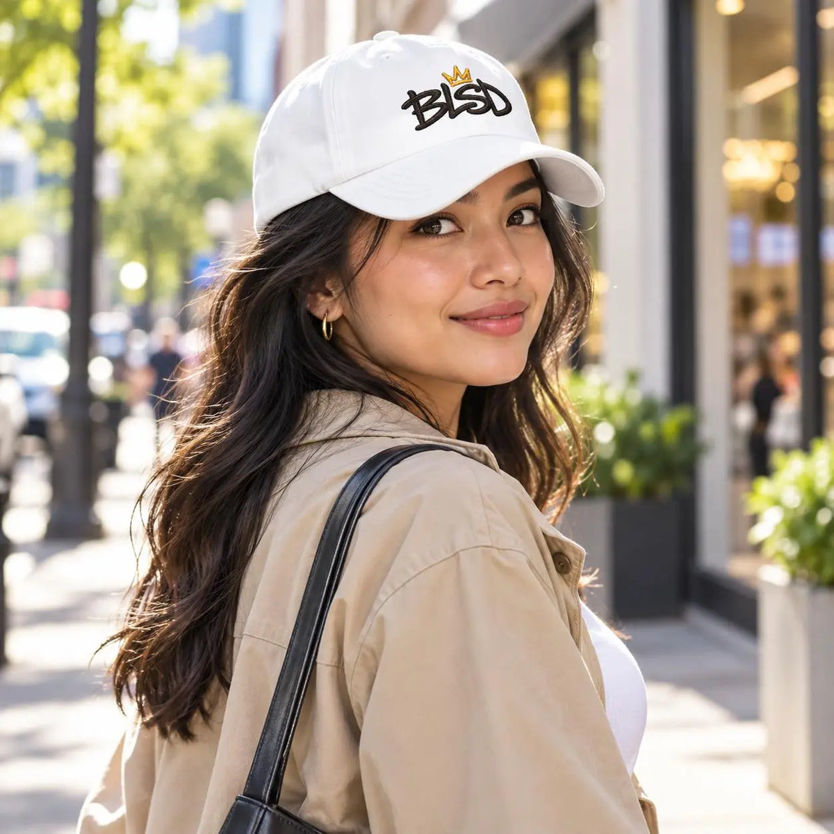 Blessed Christian Hat | BLSD Crown Embroidered Dad Cap | Faith Baseball Cap | Christian Gift for Men and Women | Embroidered Christian Hat