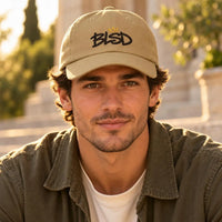 Blessed Christian Hat | BLSD Crown Embroidered Dad Cap | Faith Baseball Cap | Christian Gift for Men and Women | Embroidered Christian Hat