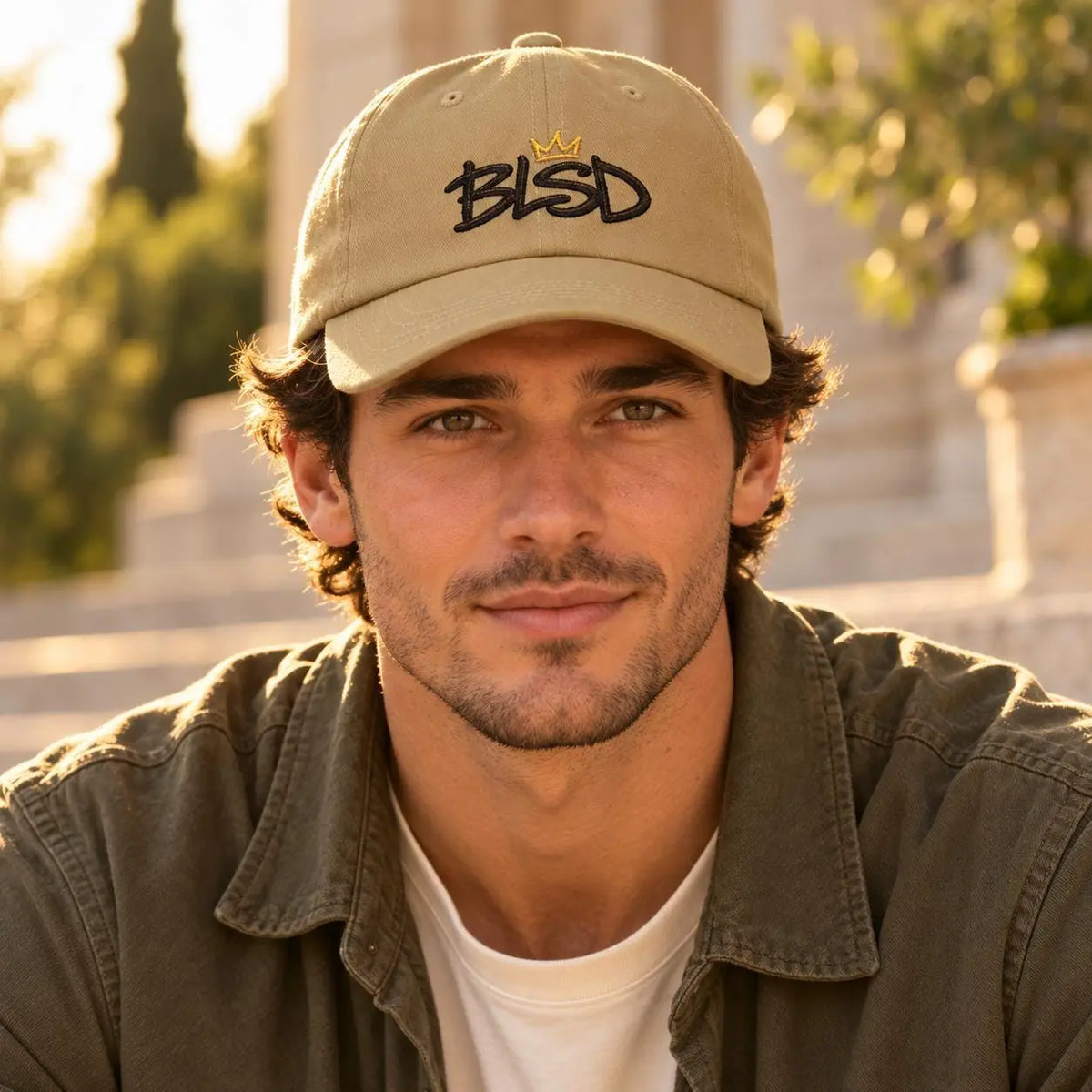 Blessed Christian Hat | BLSD Crown Embroidered Dad Cap | Faith Baseball Cap | Christian Gift for Men and Women | Embroidered Christian Hat