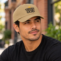 Trust God Christian Hat, Embroidered Christian Baseball Cap, Faith Dad Hat, Christian Gift for Men and Women