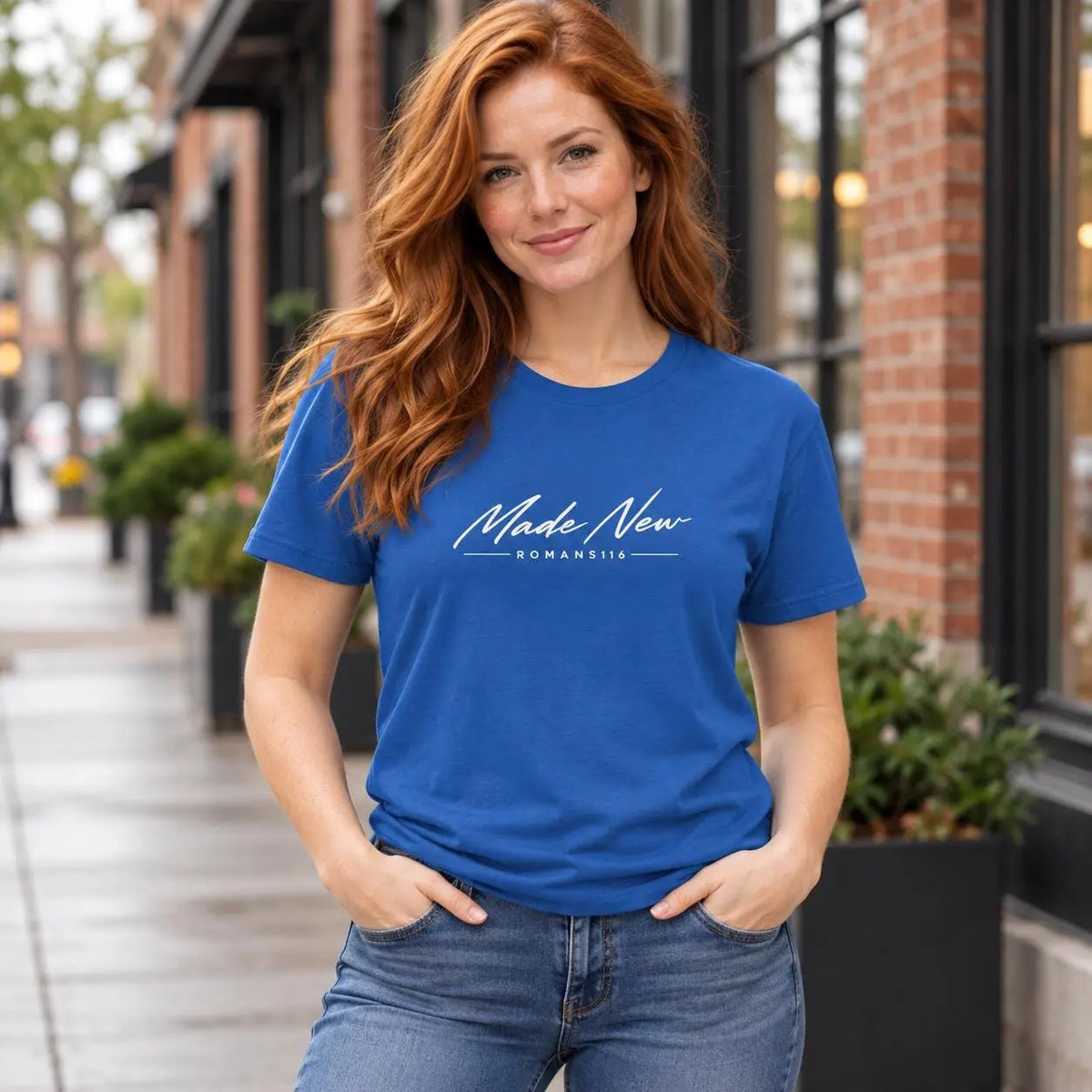 Made New Christian Shirt, Women's Bible Verse Tee, Cute Church Top, Trendy Faith Tee, Christian Gift for Her