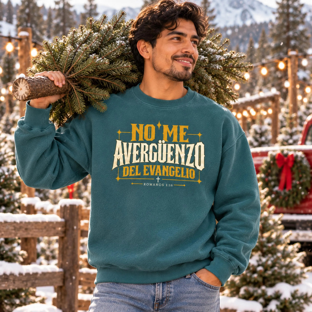 Spanish Christian Faith Sweatshirt, No Me Averguenzo Del Evangelio,