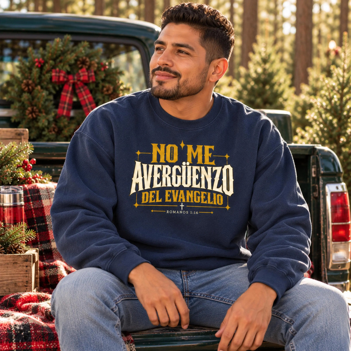 Spanish Christian Faith Sweatshirt, No Me Averguenzo Del Evangelio,