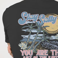 Stay Salty Christian Beach shirt, Trendy christian tee, Christian beach vibes, Vacation Graphic Top, Christian Summer Apparel, Jesus apparel