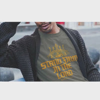Stand Firm in the Lord Shirt – Christian Men’s Comfort Colors Tee – Bible Verse T Shirt – Faith Based Graphic Top – Religious Gift for Him