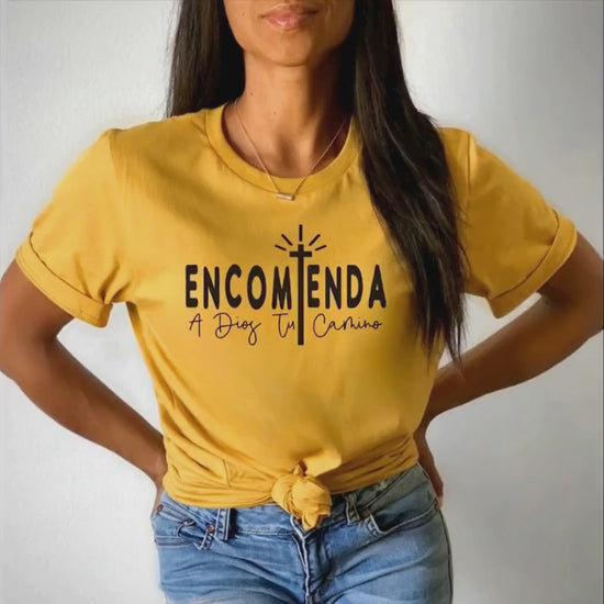Spanish Christian T-shirt, Spanish Faith TShirt, Spanish Religious Clothing, Christian Tee in Spanish worship shirt, spanish church apparel