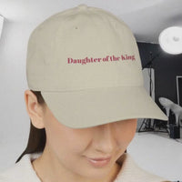 Daughter of the King Embroidered Cap