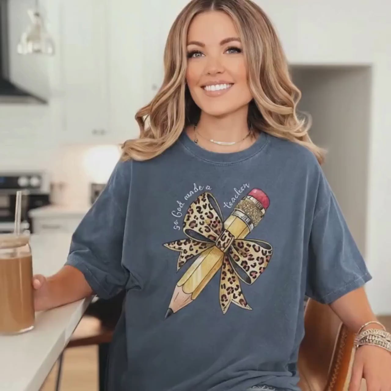 Christian Teacher T Shirt, Christian Back to School Tee, Religious Teacher Gift, Faith Based Teacher Apparel, Leopard Bow Shirt