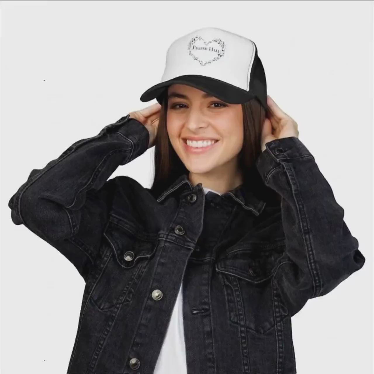 Christian Embroidered Hat, Christian Baseball Cap, Praise Him Cap, Christian Foam Trucker cap, faith apparel, gift for christian girlfriend