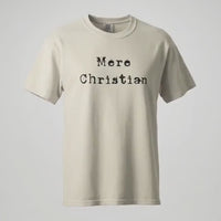Mens Christian Shirt | Mere Christian T-shirt | Christian Faith Apparel for Men | Gift For Christian Dad | Gift For Pastor