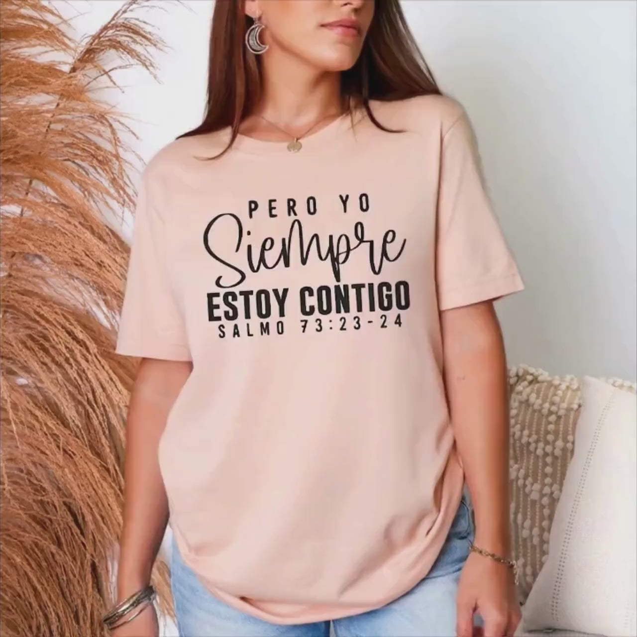 Spanish Christian Psalms shirt, Spanish Bible Verse Shirt, Camisa Cristiana, Christian Shirt in Spanish church apparel, Latin Christian gift