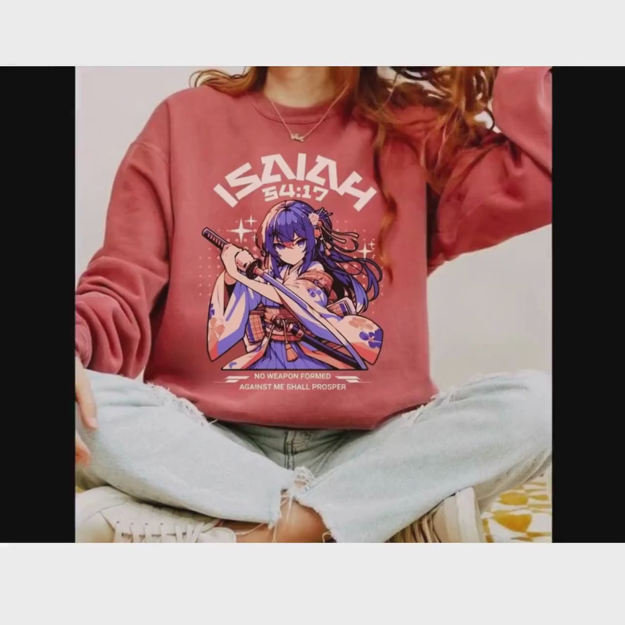 Isaiah 54:17 Sweatshirt
