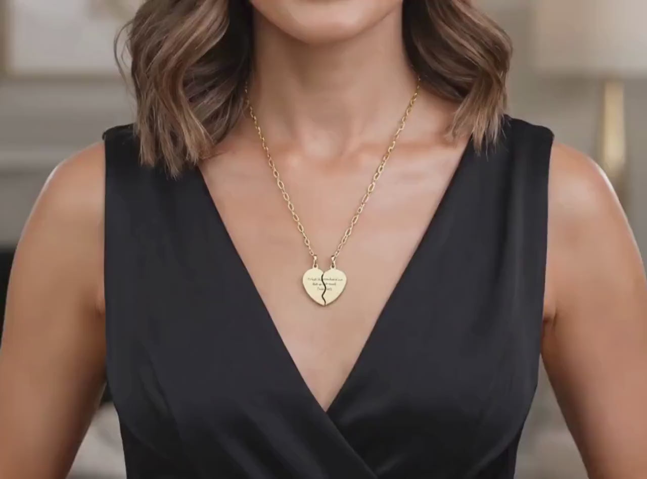 Christian Jewelry | Christian necklace | Gift for Christian Wife | Psalm 147 Broken Heart Necklace