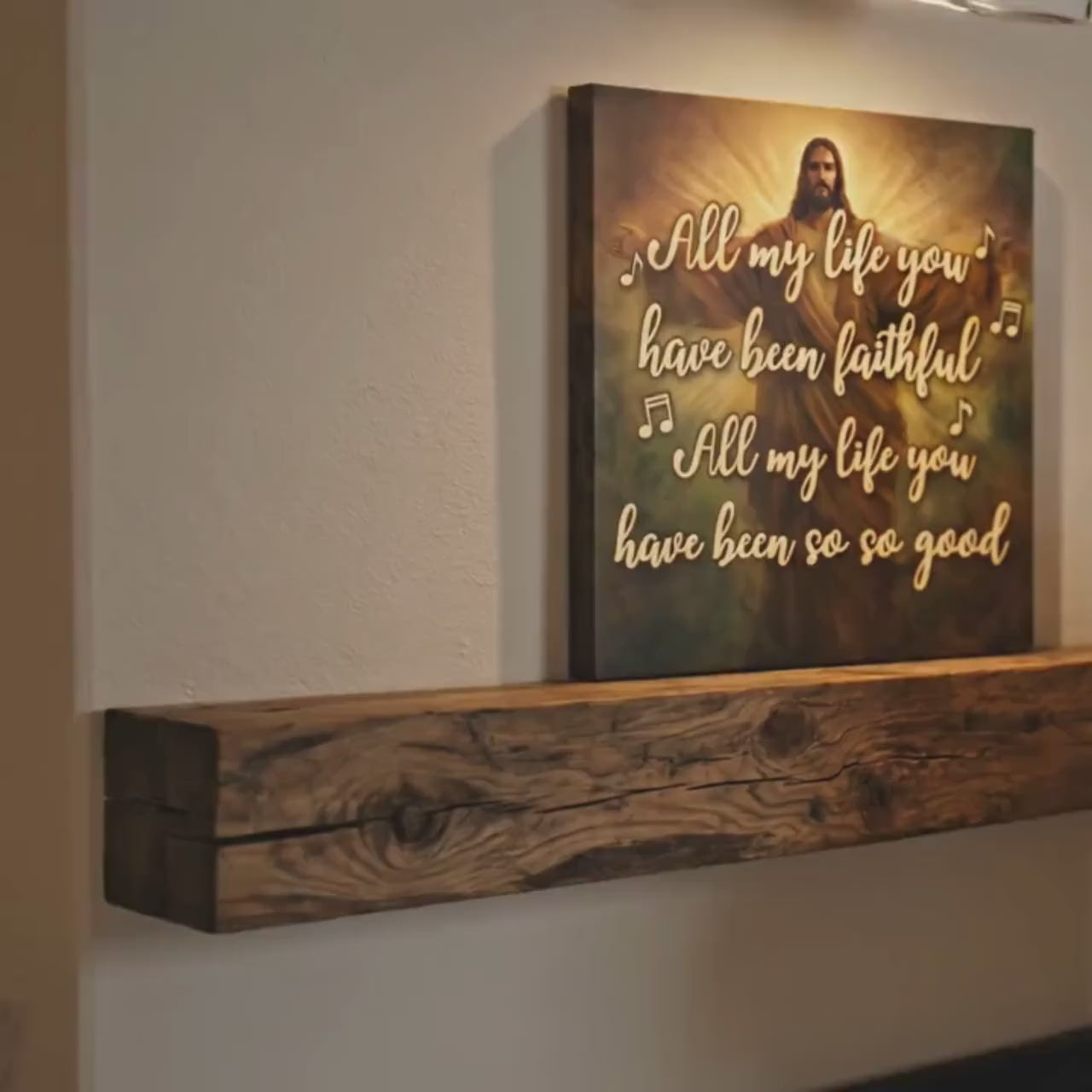 Jesus Wall Art - Christian Canvas Prints - Christian Wall Art - Vintage Scripture Art