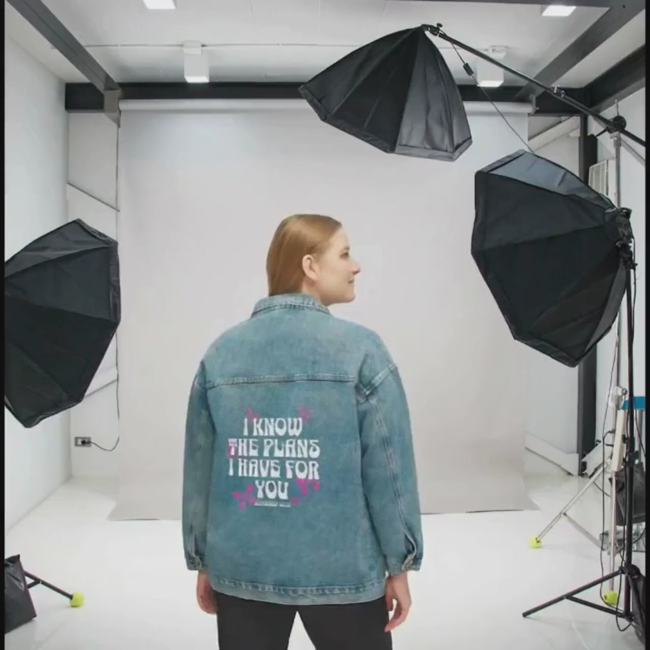 Jeremiah 29:11 Denim Jacket