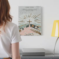 Luke 23:33 Christian Wall Art, Bible Verse Home Decor , Christian Wall Decor, Religious Gift for Home or Office, Spiritual Home Decoration