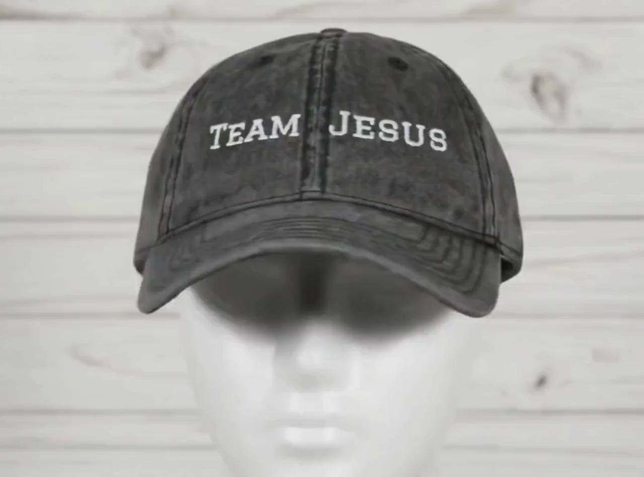 Embroidered Team Jesus Cap