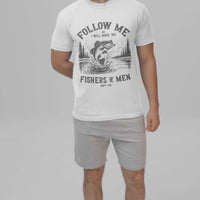 Christian Dad Shirt, Matt 4 19 Shirt, Yeshua Shirt, Jesus is King Merch, The Way the Truth the Life, Jesus Shirt, Mens Christian t shirt