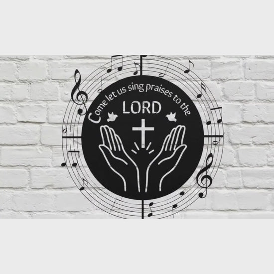 Christian metal wall art, worship leader gift, Scripture Wall Art, Christian Artwork, Jesus Wall Art, Christian Wall Decor, Psalm 47