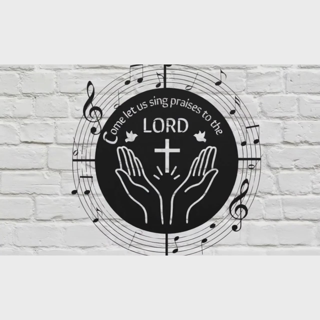Christian metal wall art, worship leader gift, Scripture Wall Art, Christian Artwork, Jesus Wall Art, Christian Wall Decor, Psalm 47