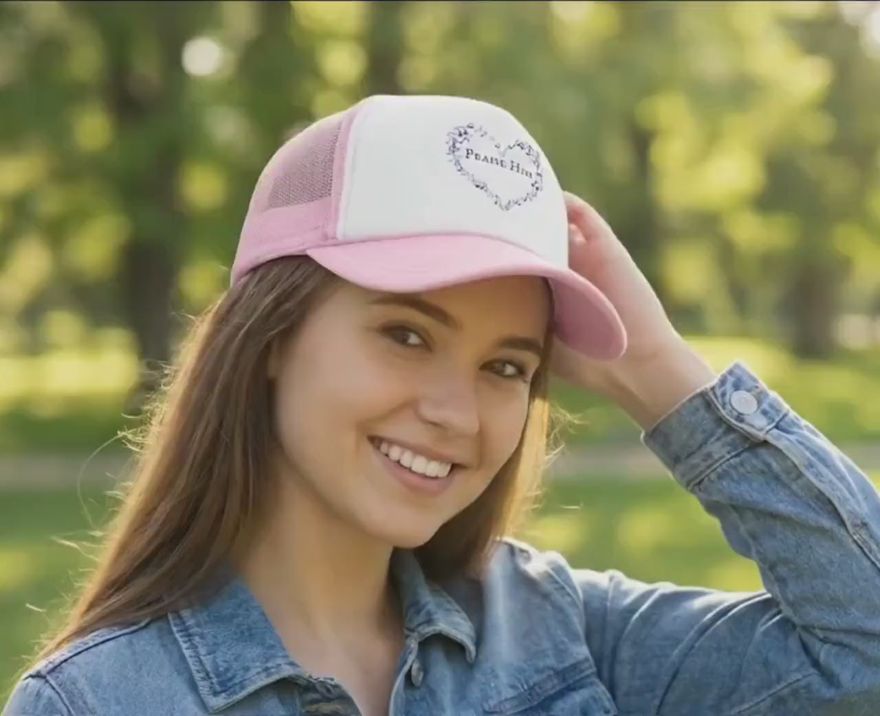 Praise Him Embroidered Hat