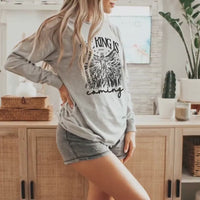 Christian Long Sleeve Shirt | The King Is Coming Bible Verse Crewneck | Faith Long Sleeve Shirt | Easter Shirt | He is Risen Crewneck